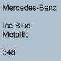 Preview: Mercedes-Benz, Ice Blue Metallic, 348.